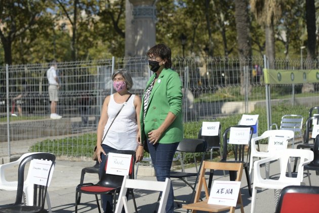 Diada 2020 acte Òmnium Diana Riba   Maria Contreras Coll