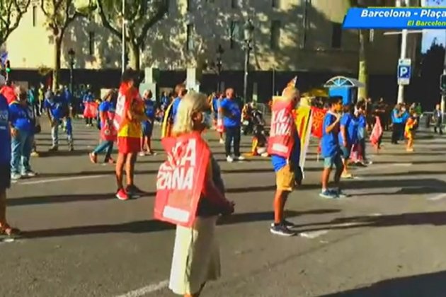 anc retrasmissió diada plaça catalunya banc espanya