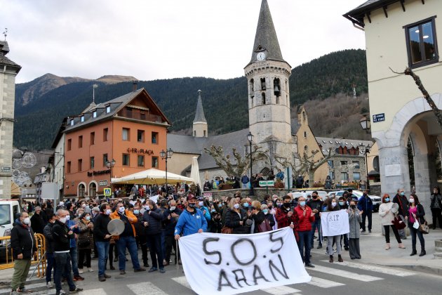 Manifestació turisme Aran - ACN