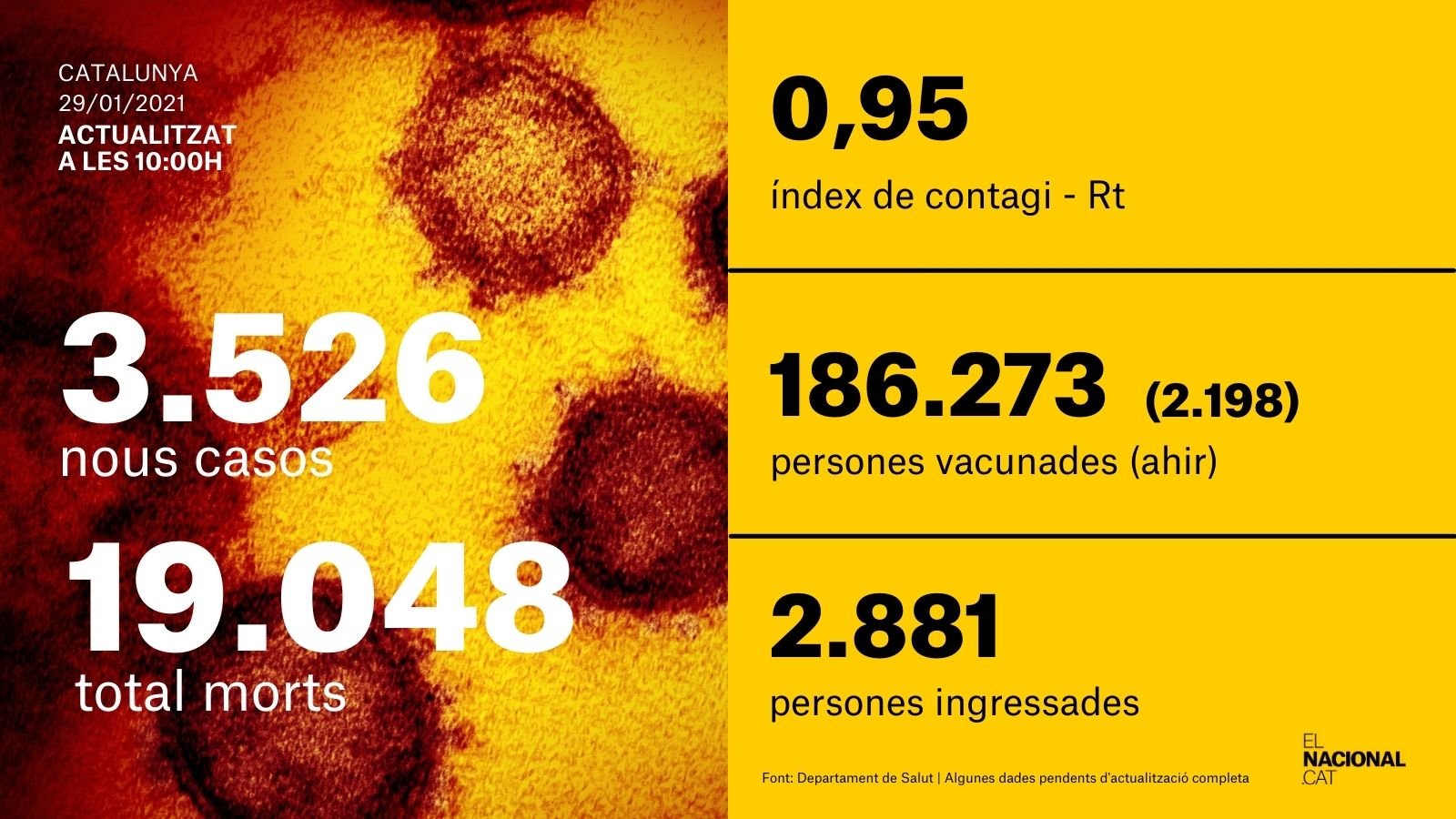 Datos Covid 29 enero 2021