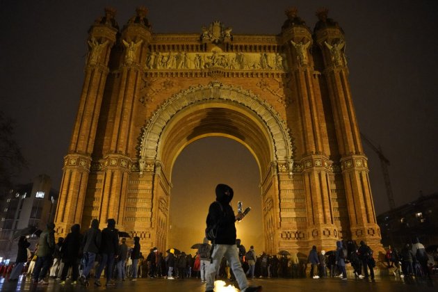  manifestación Pablo Hasél Arc Triomf Barcelona 22022021 - Pau de la Calle