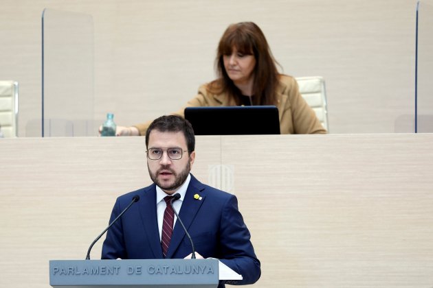 Pere Aragonès pleno investidura EFE