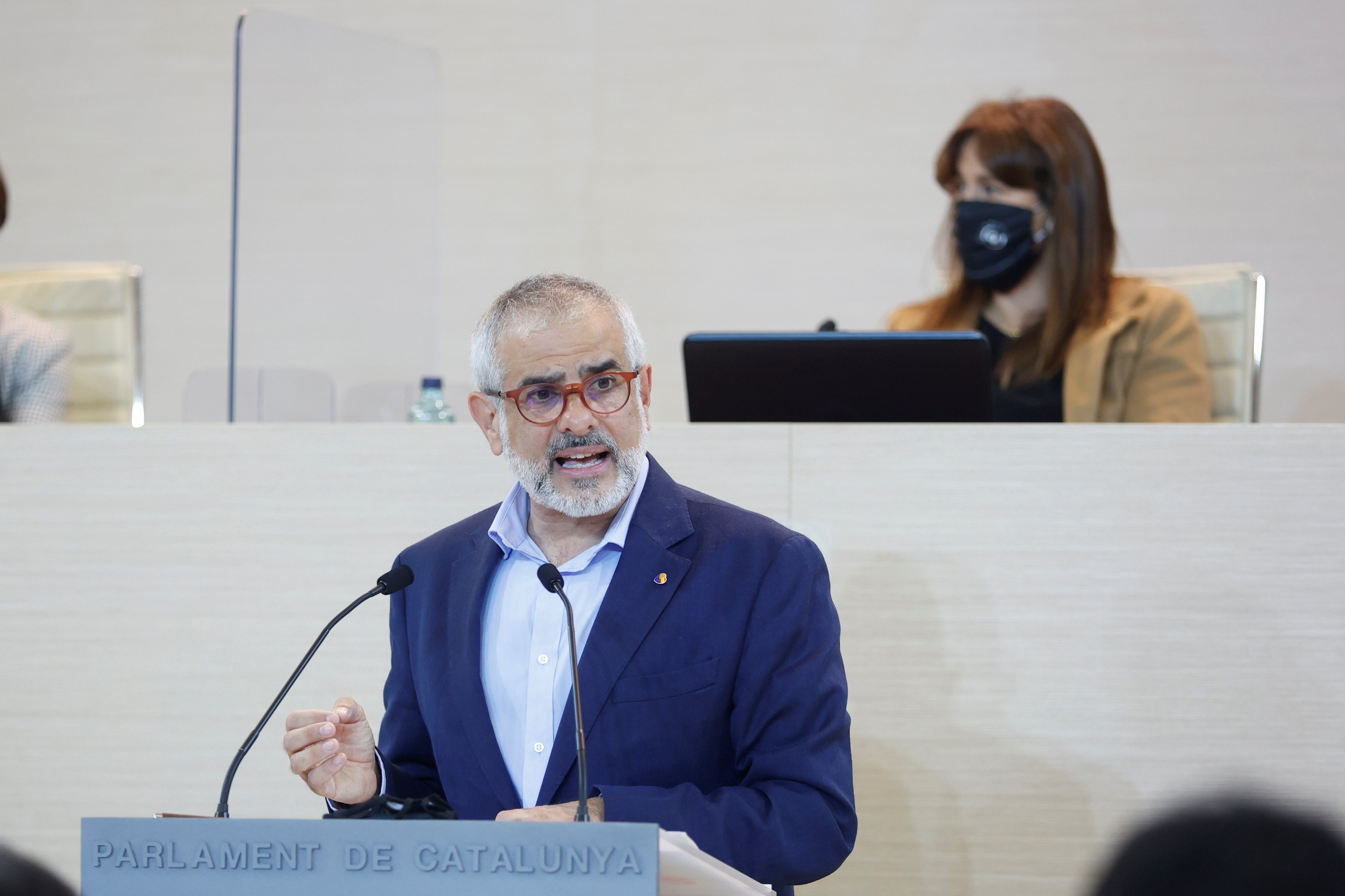 El líder de Ciudadanos, Carlos Carrizosa debate de investidura ERC / EFE