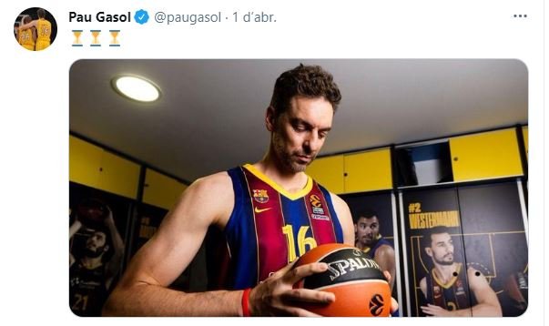 Pau Gasol tiempo