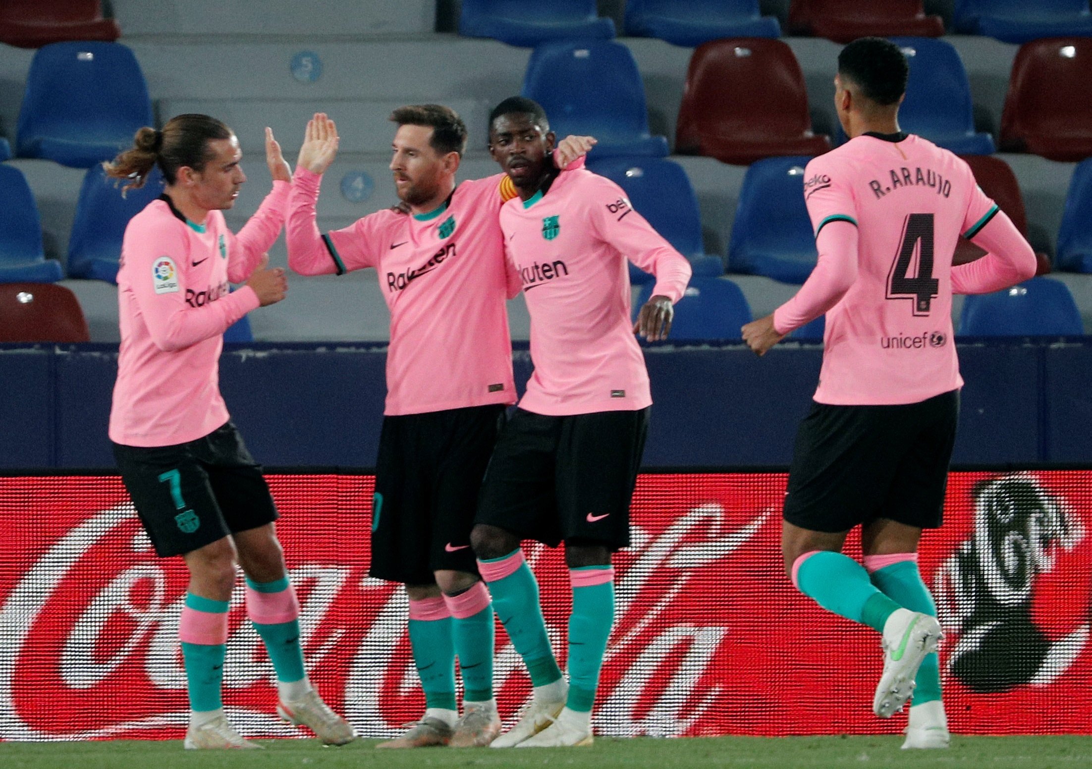 Levante - Barça de la Liga Santander: resultado, resumen y goles