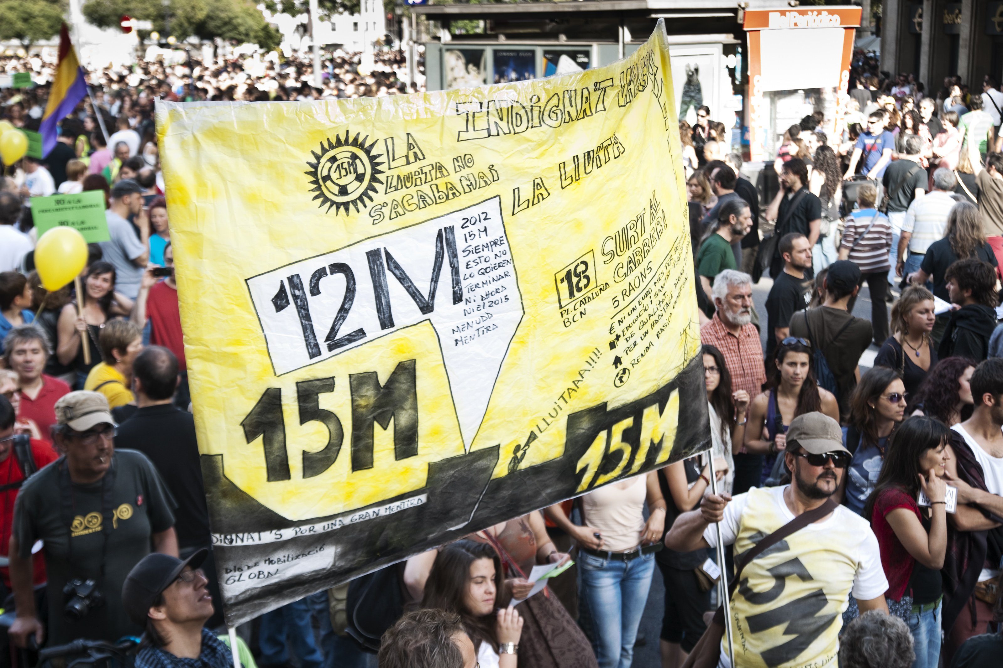 Portades que desacrediten el 15-M