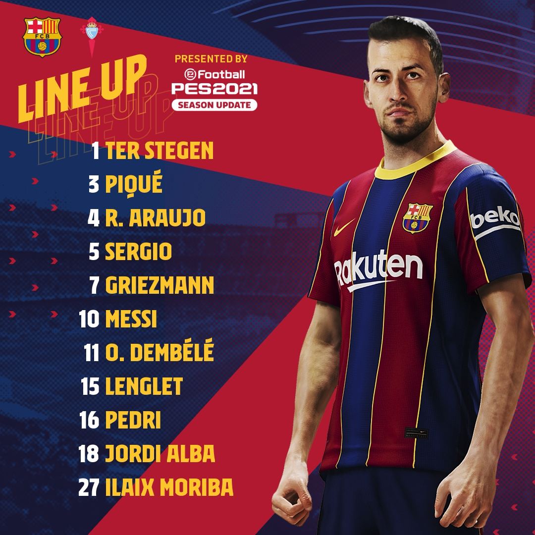 11 barça celta