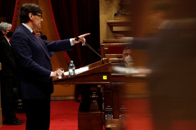 Debate investidura Aragonès Parlament discurso Salvador Illa PSC / EFE Pool