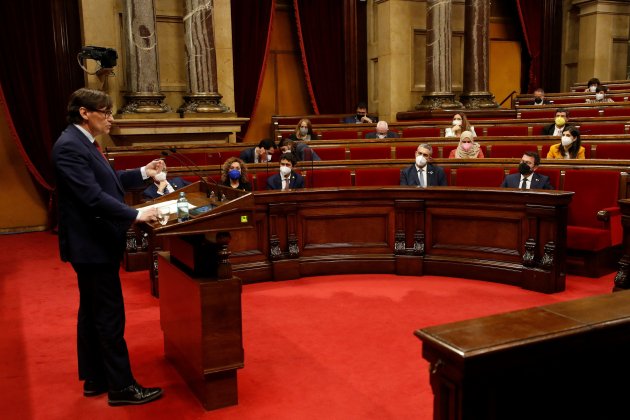 Salvador Illa debate Parlament investidura Aragonès / EFE Pool