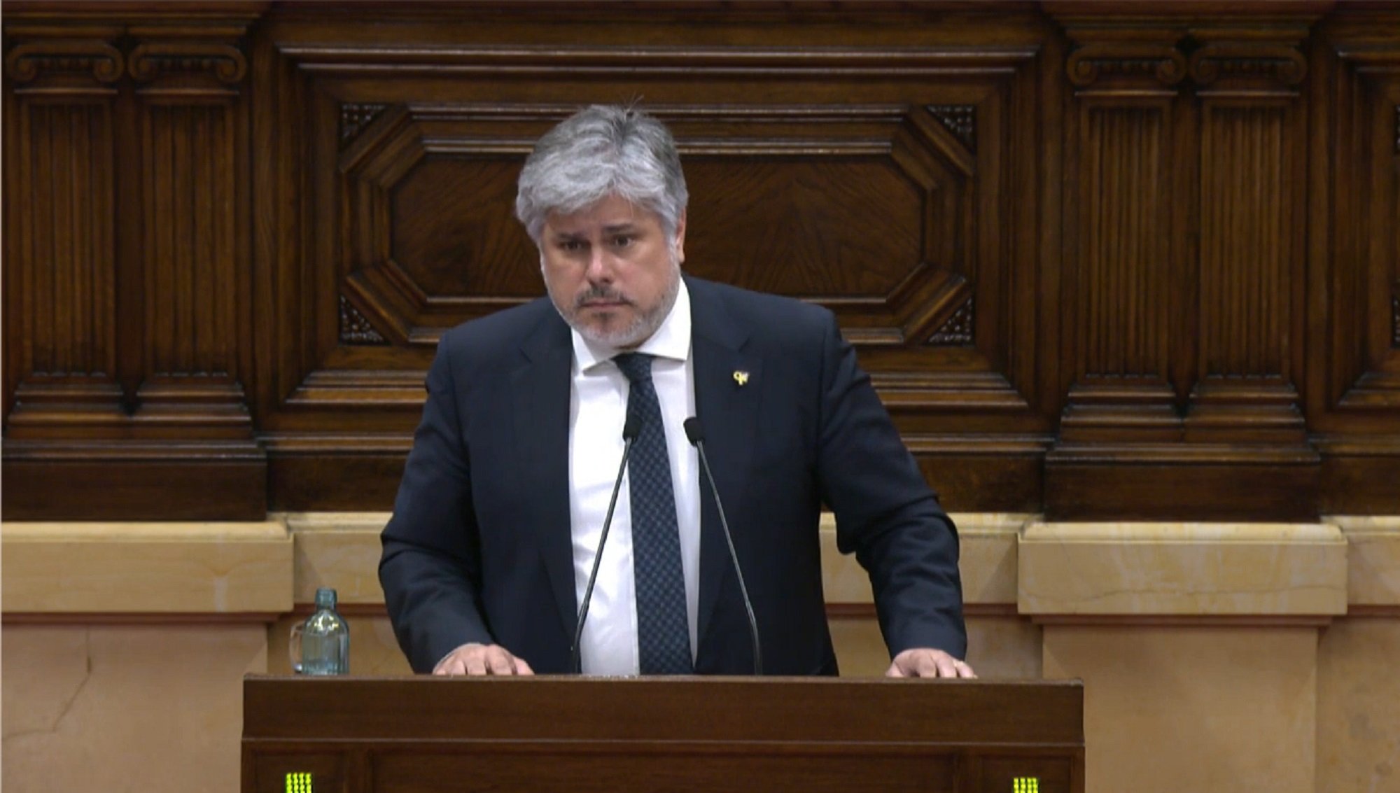 Ple investidura replica Albert Batet    Captura Parlament