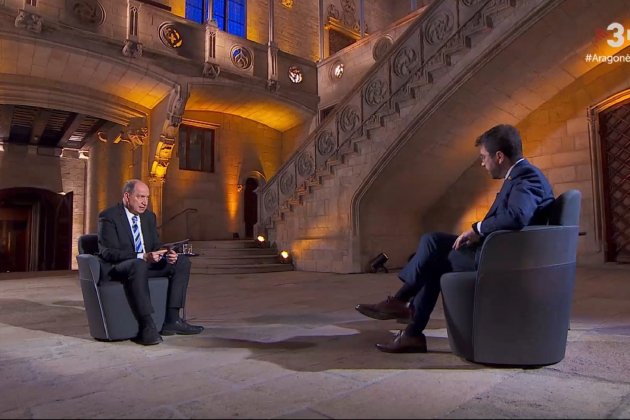 Pere Aragonès Vicent Sanchis TV3 Pere Aragonès Vicent Sanchis TV3