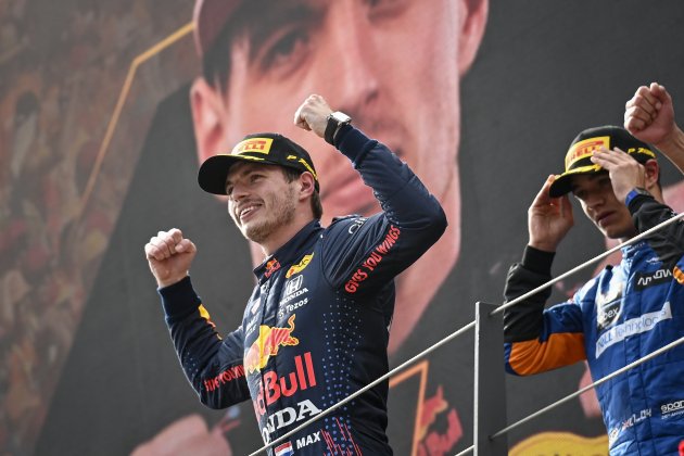 Max Verstappen gana GP Àustria Formula 1 celebra efe