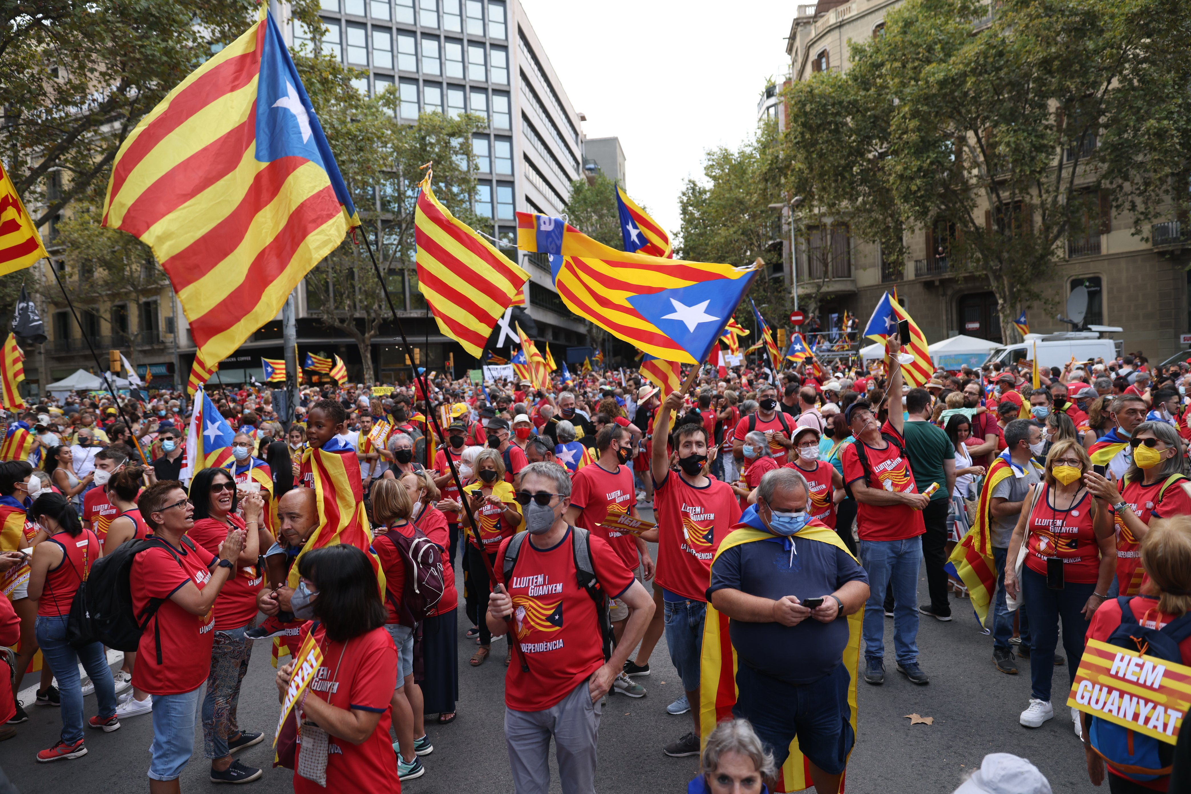 diada de catalunya via laietana - Sergi Alcàzar