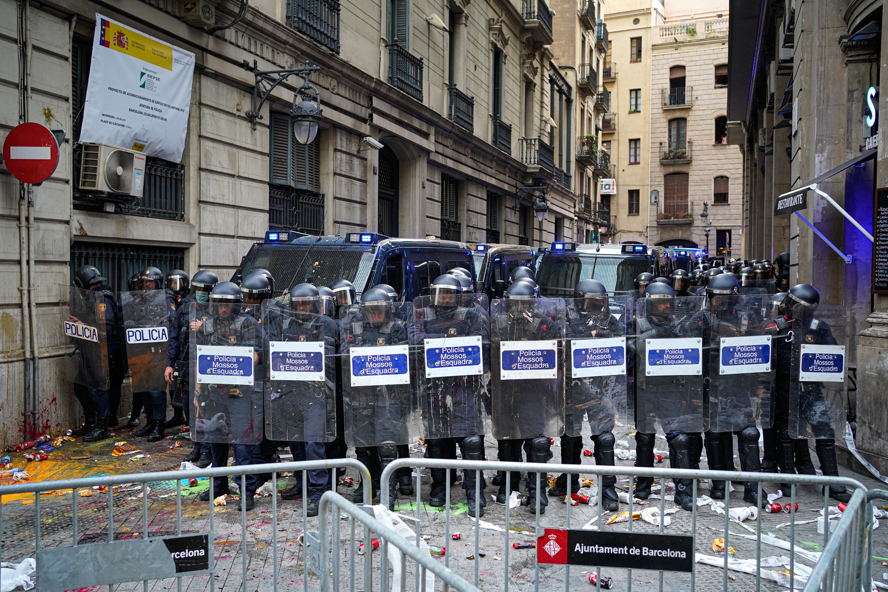 jefatura de policia diada de catalunya formació - Pau de la Calle