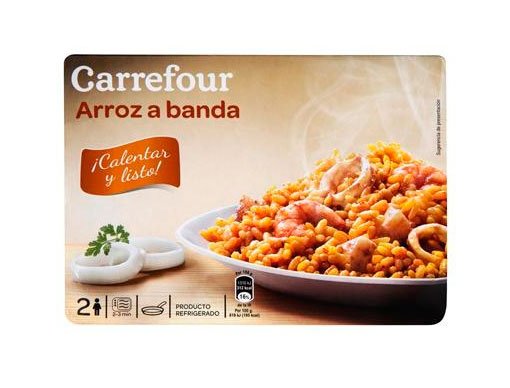 Arroz a banda de Carrefour