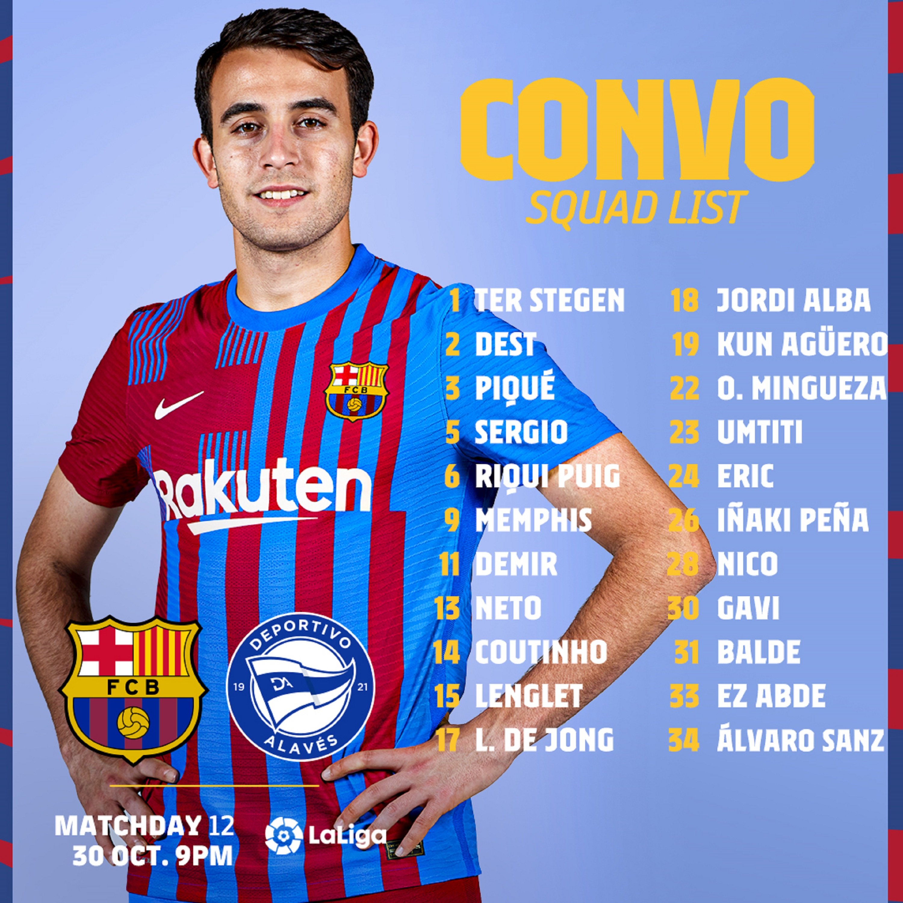 Convocatoria Barça Alabes