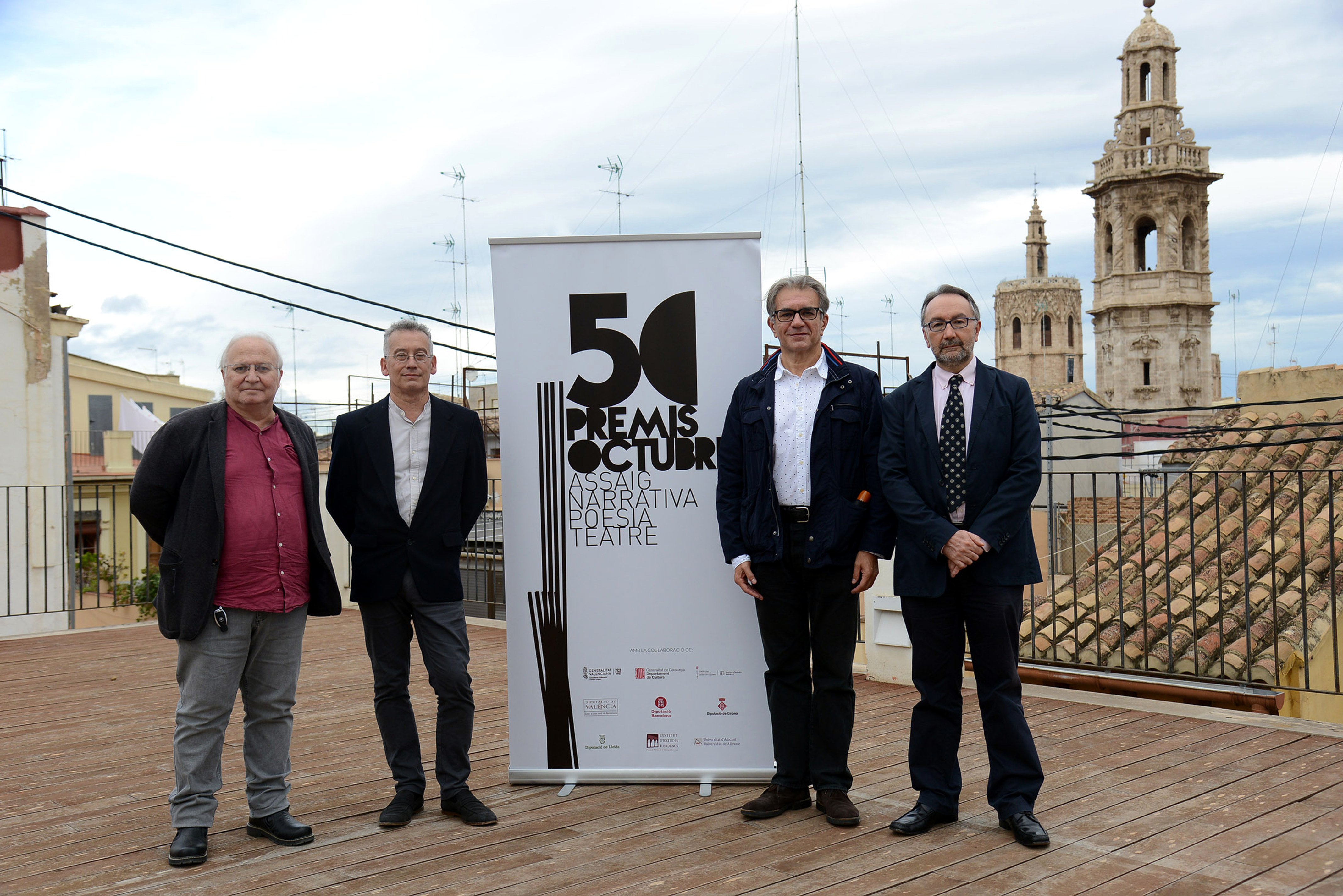 Gabriel Ensenyat i Ricard Ripoll, guanyadors dels 50 Premis Octubre