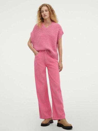Pantalón de pana rosa de Parfois