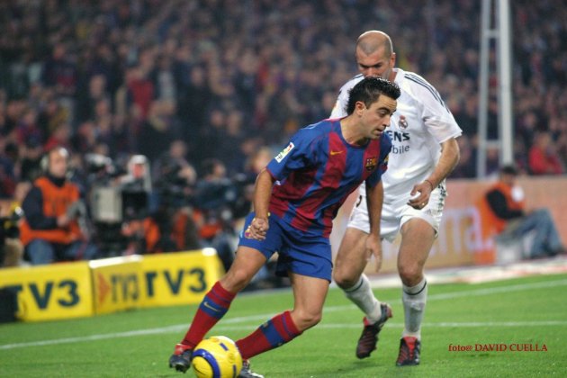 Xavi Hernández i Zinedine Zidane