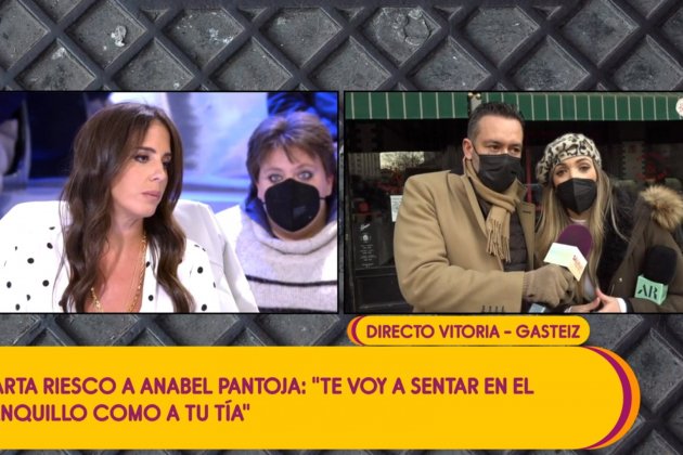 Anabel Pantoja, Marta Riesco y espectadora Sálvame Telecinco