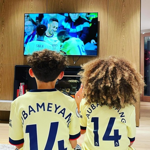 Curtys y Pierre Jr Aubameyang Instagram