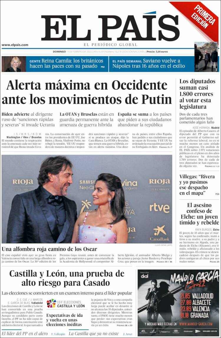 el país 13 febrero 2022