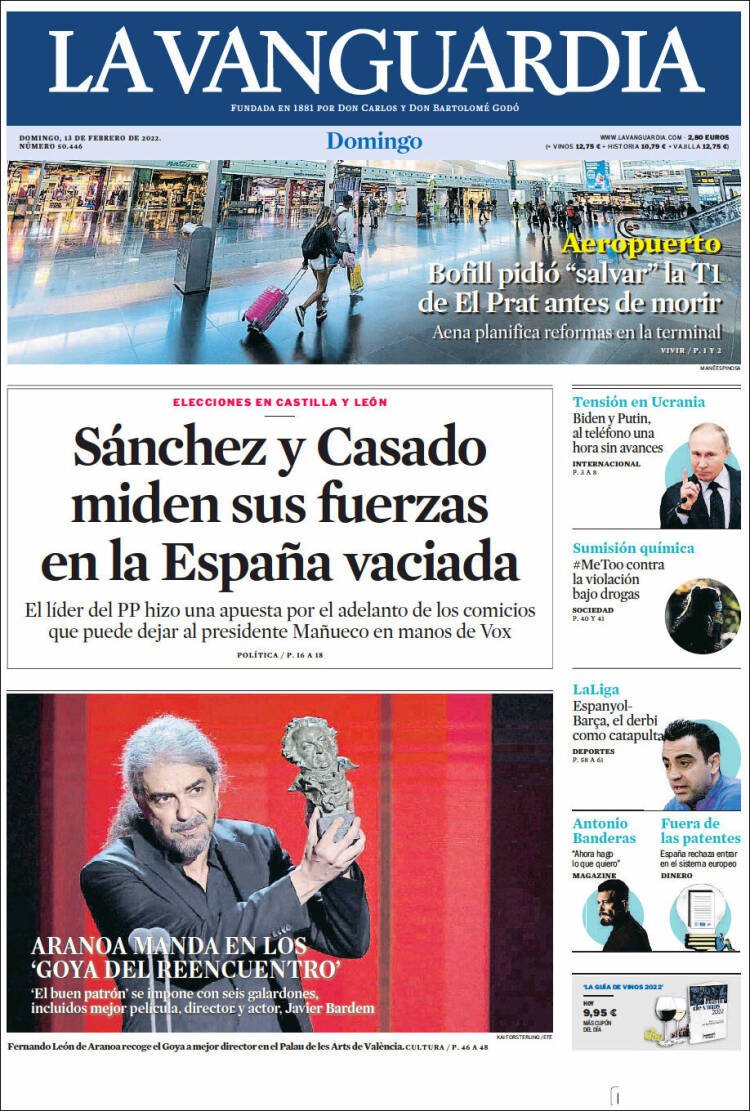 la vanguardia 13 febrero 2022