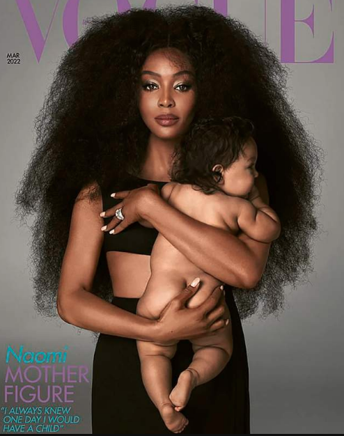 Naomi Campbell i el seu fill a la portada de Vogue