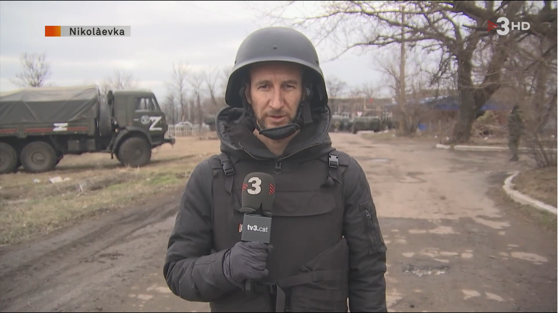Guerra Rússia-Ucraïna | Un enviat especial de TV3, sorprès enmig d'un fort tiroteig