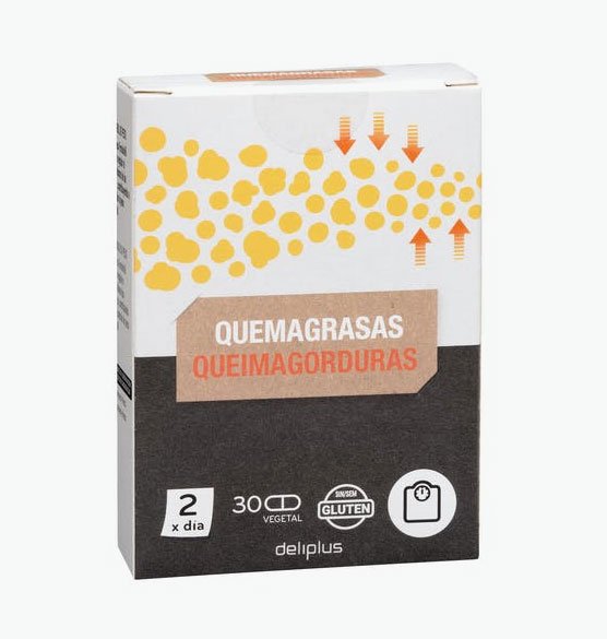Cápsulas Quemagrasas Deliplus elaborado a base de especies vegetales y vitamina C1 Cápsulas Quemagrasas Deliplus elaborado a base de especies vegetales y vitamina C1