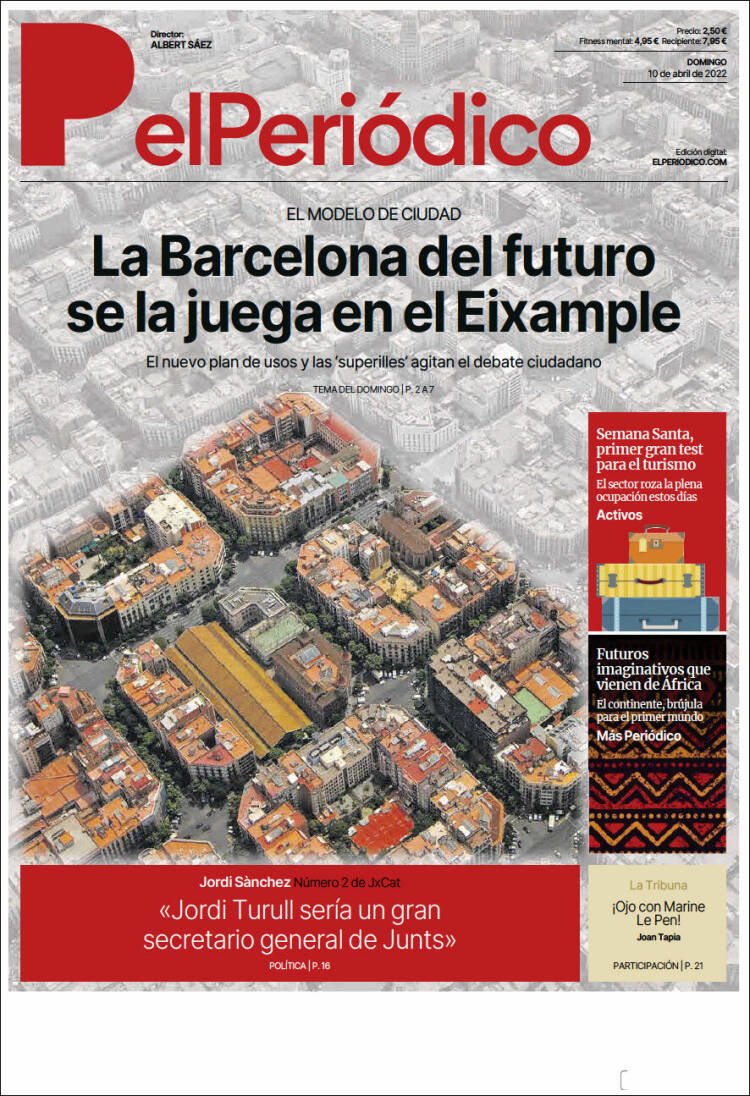 portada el periódico 10 abril 2022