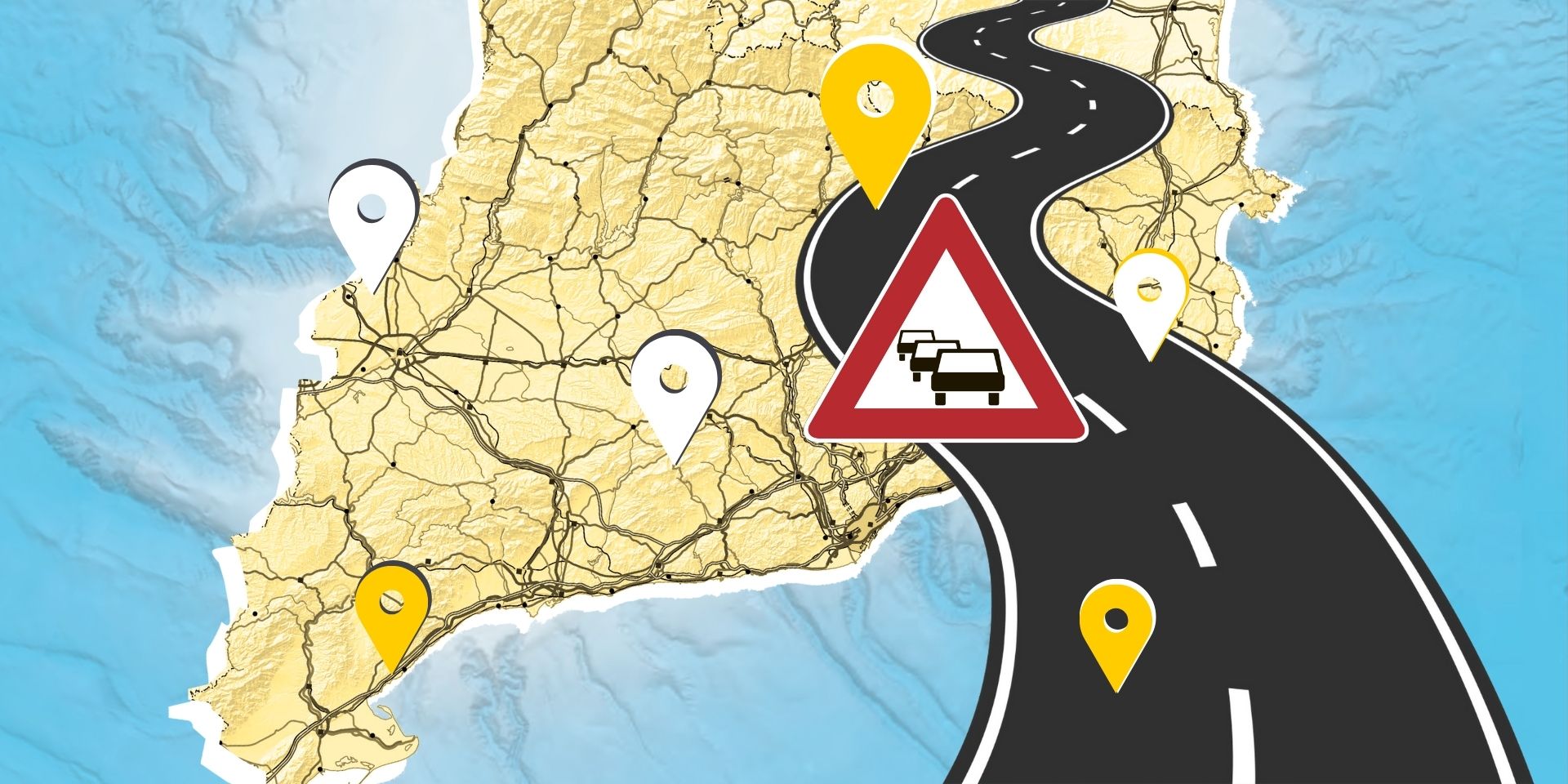 Estat del trànsit a Catalunya en temps real: carreteres tallades, incidències i retencions