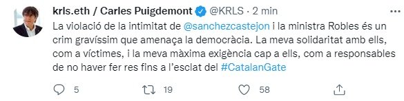 TUIT Puigdemont