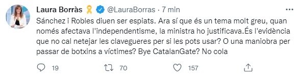 TUIT Laura Borràs