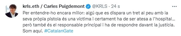 TUIT Puigdemont