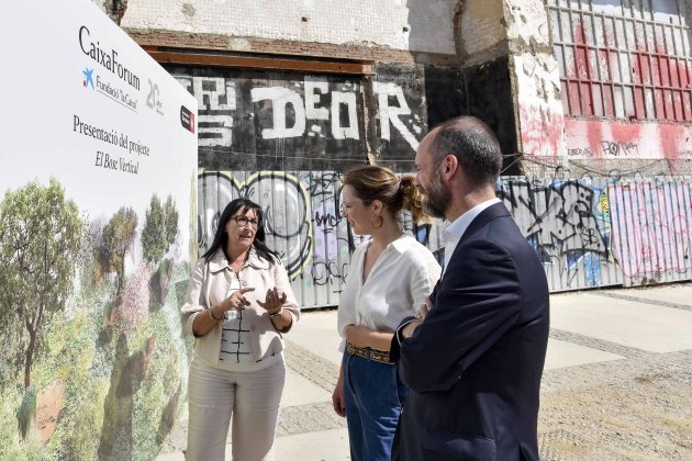 Elisa Durán Janet Sanz bosque vertical foto fundacio la caixa