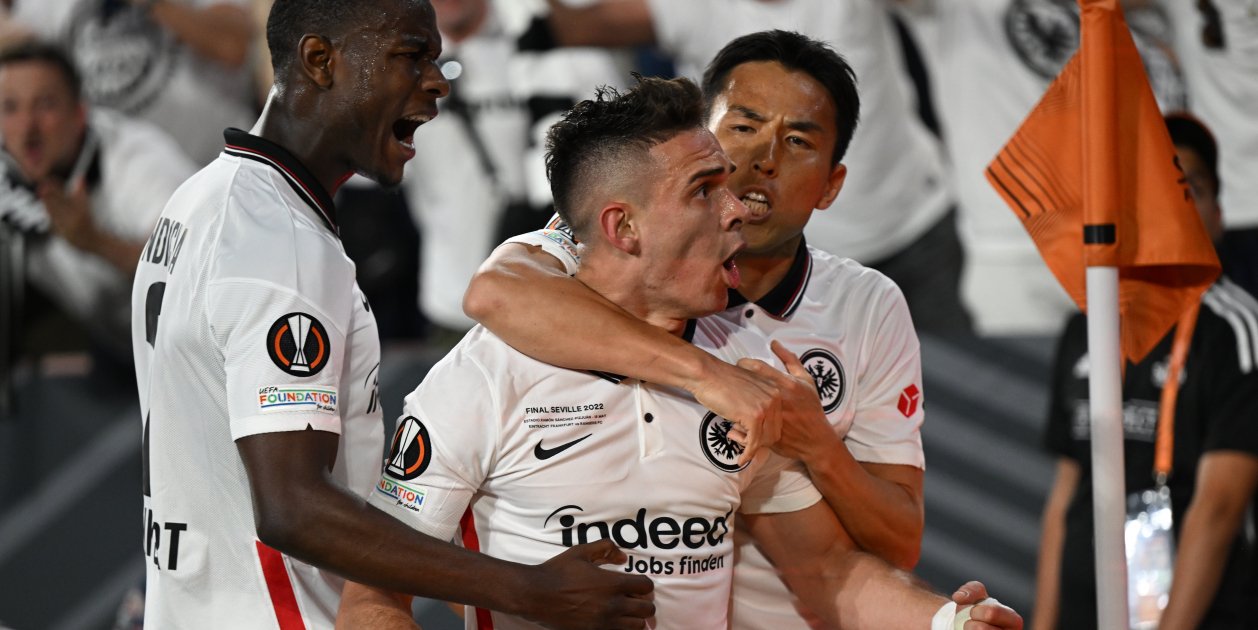 El Eintracht de Frankfurt gana la Europa League al superar al Glasgow