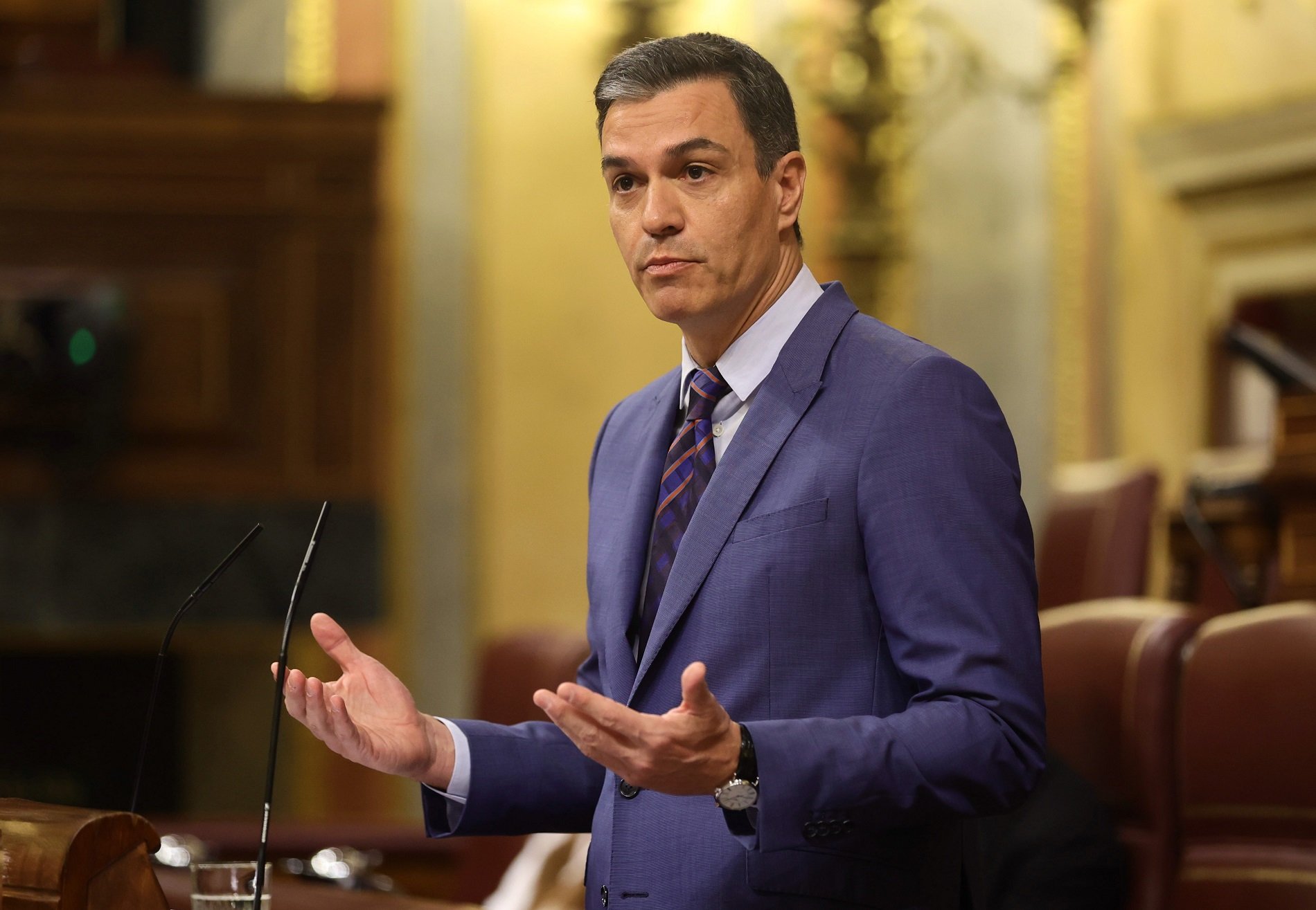 Presidente del Gobierno Pedro Sanchez comparecencia Congreso Pegasus Europa Press