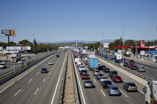 Embús DGT caravana trànsit|tràfic autopista operació sortida / Foto: Europa Press