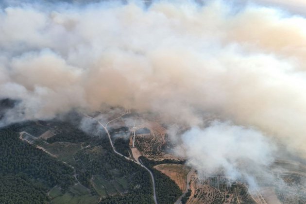 Incendi Corbera Ebre 400 Hectarees