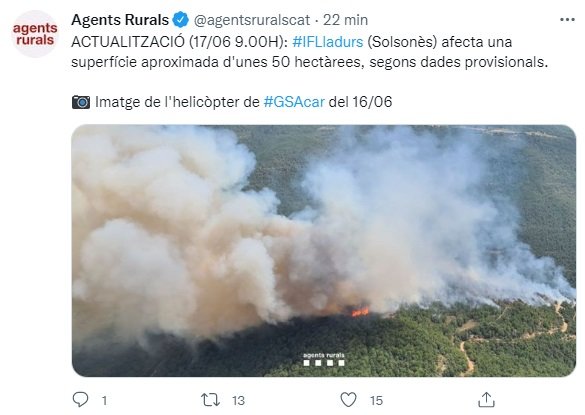 TUIT agents rurals incendios