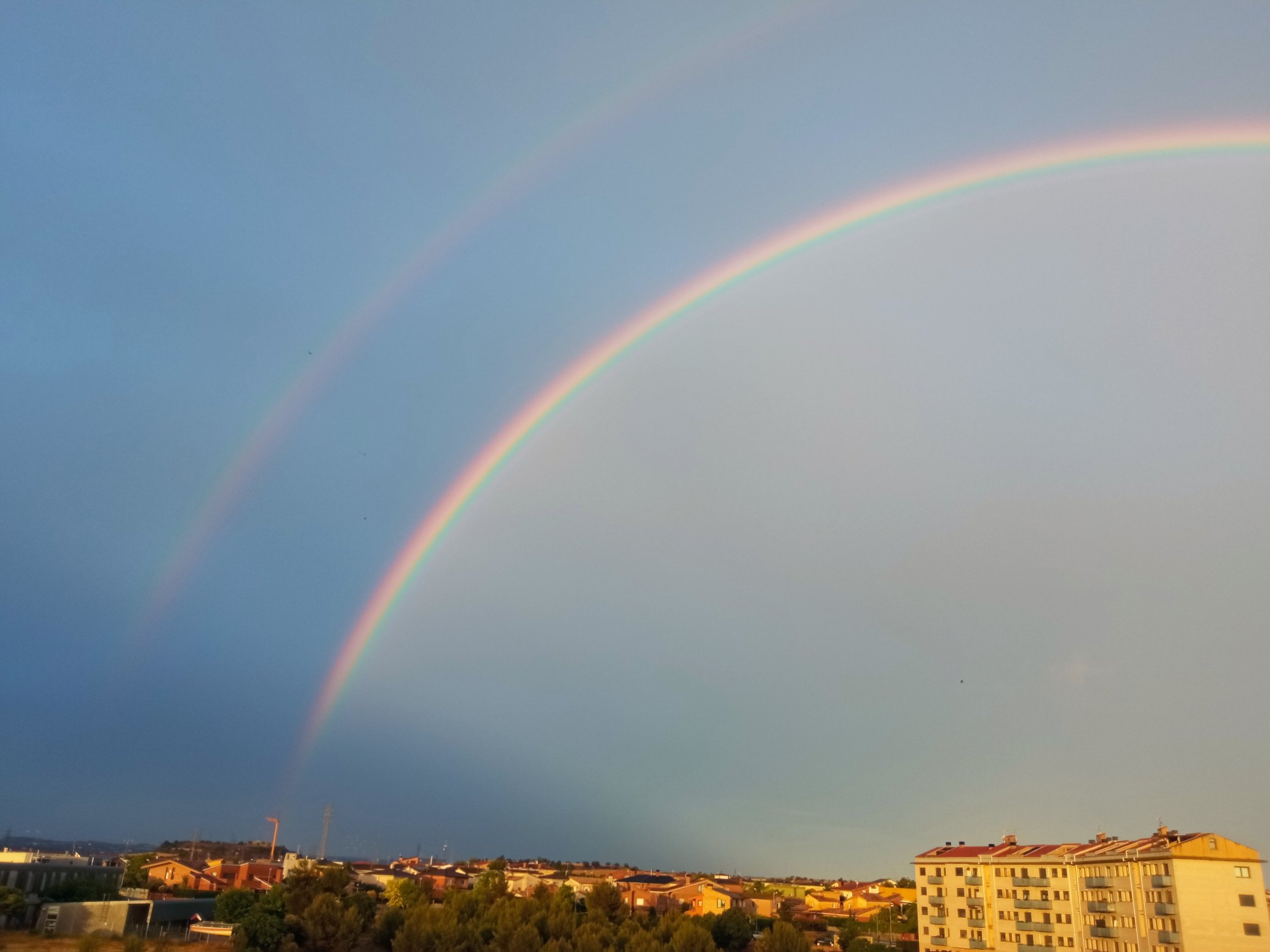 Arc de Sant Martí a la comarca de la Segarra / Foto: Albert 'Pugi' Pellissa Twitter