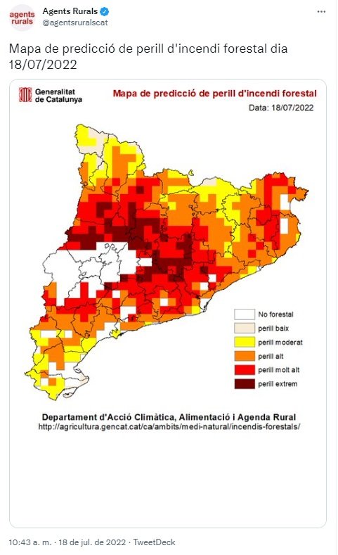 TUIT incendio bages agentes rurales riesgo incendio