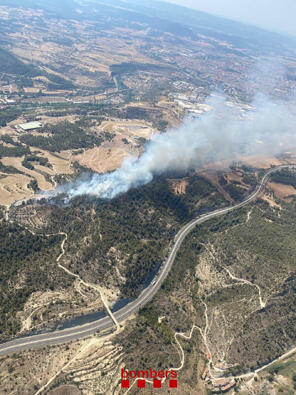 Nuevo incendio Pont de Vilomara / Bomberos