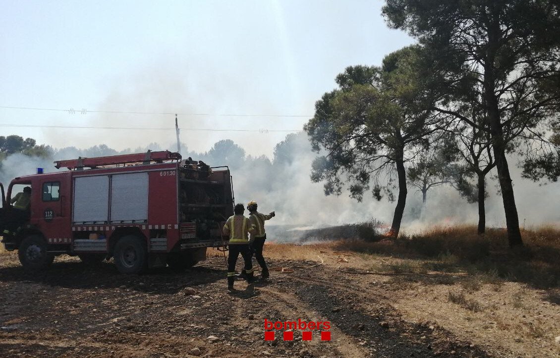 Incendio Puigpelat / Bomberos