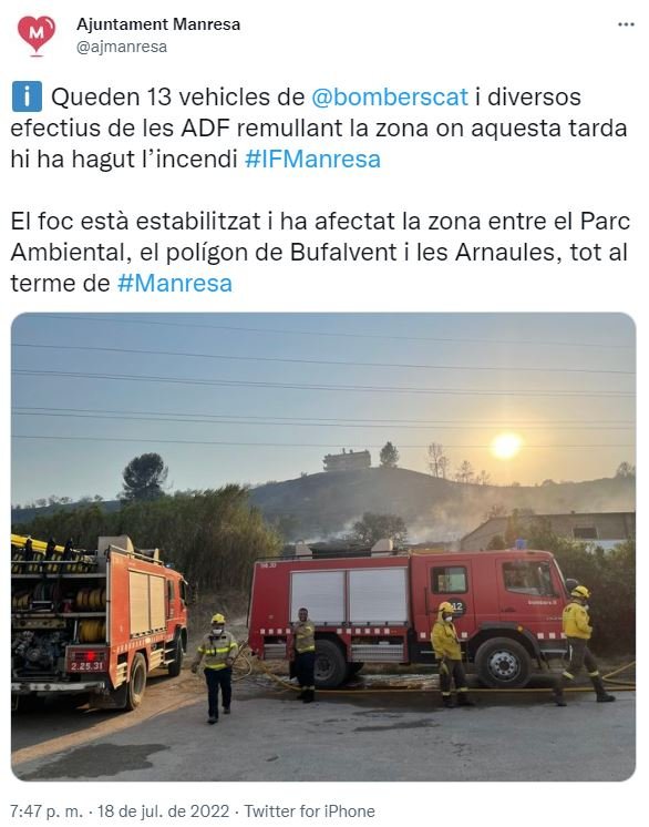 TUIT Ayuntamiento Manresa incendio