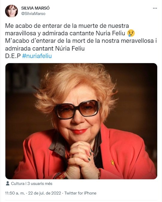 TUIT silvia marsó nuria feliu