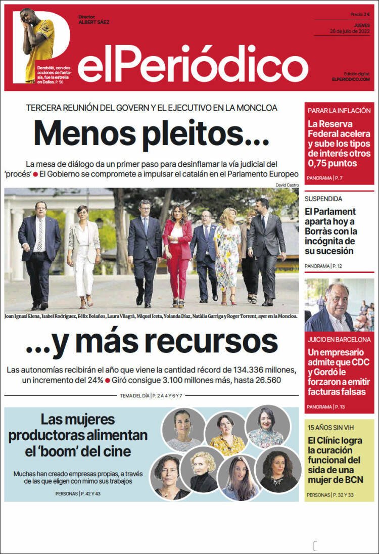 Portada El Periódico