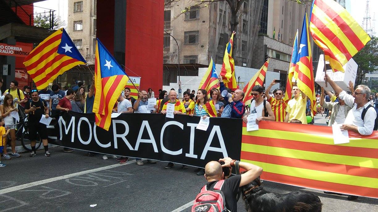 Sao Paulo clama pel referèndum català