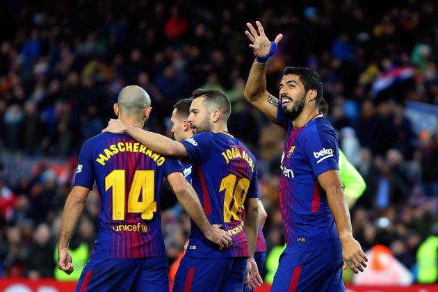 Barça Llevant Mascherano Suarez   EFE